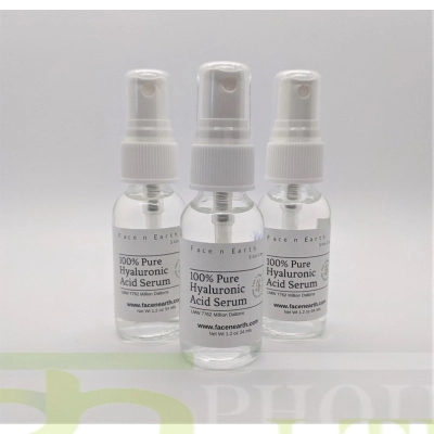 100% Pure Hyaluronic Acid Serum Organic GMO-free Raw Plants