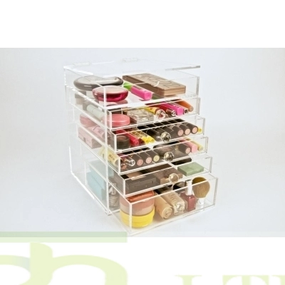 Clear Acrylic Makeup Organizer Beauty Cube