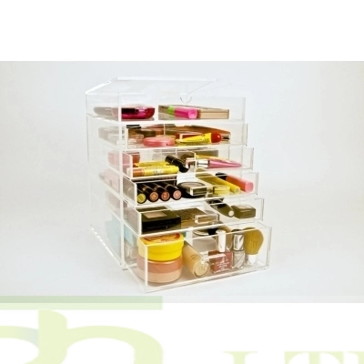 Clear Acrylic Makeup Organizer Beauty Cube