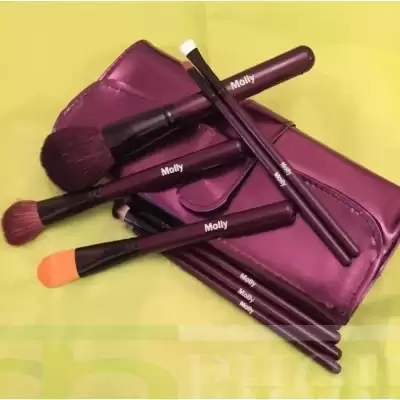 PERSONALIZED Makeup Brushes - Plum Brush Set